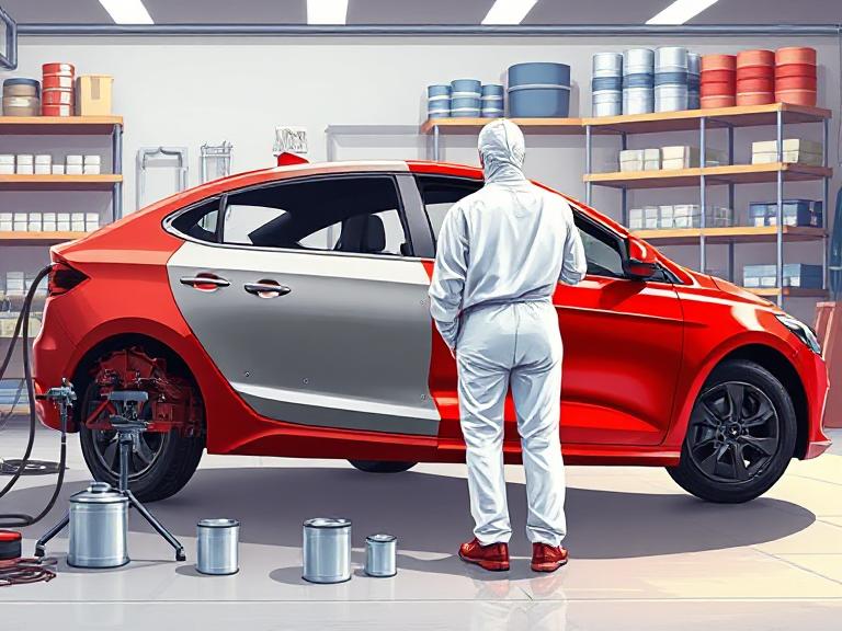 How Much Paint to Paint a Car