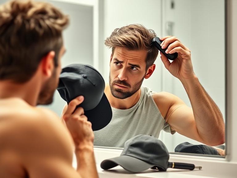 does wearing hats cause hair loss